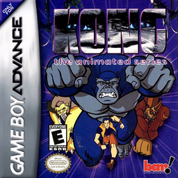 Kong: The Animated Series box art for GameBoy Advance